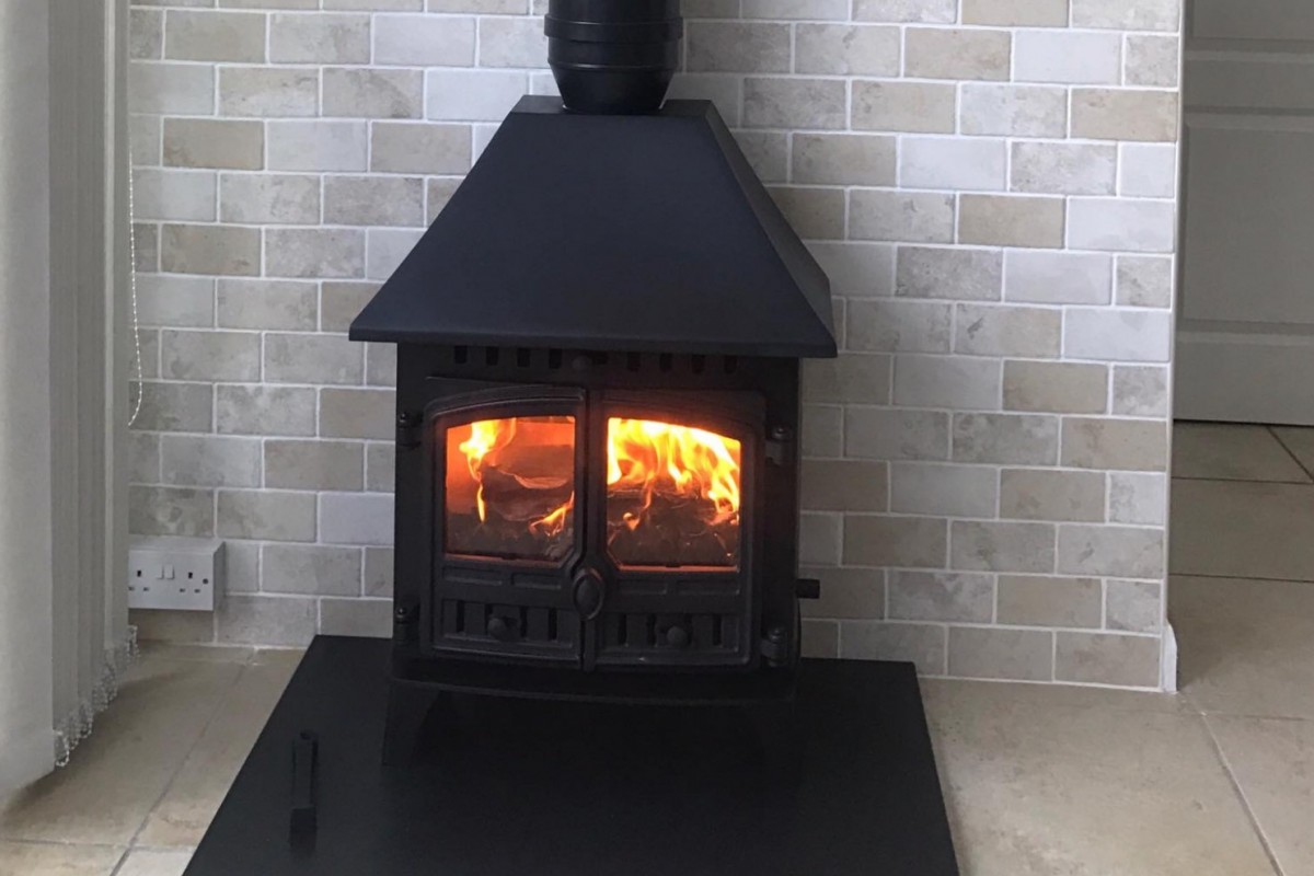 Hunter Herald 5 Installed in a conservatory. by IdealFires