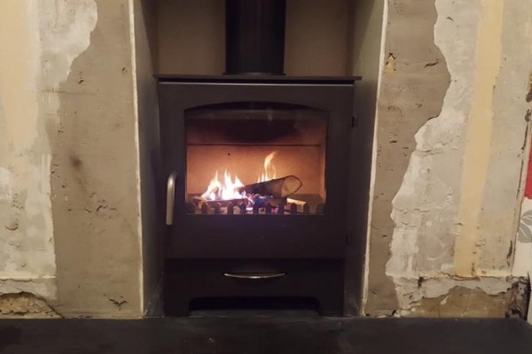 Customers stove installed in Northfleet Kent